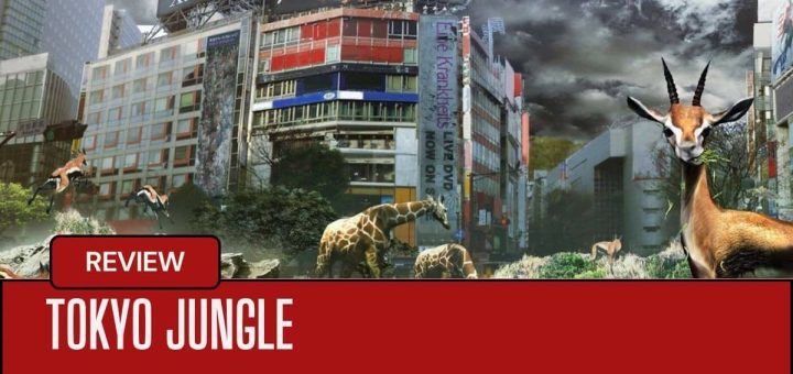A lone deer watches over a ruined Tokyo street in Tokyo Jungle, capturing the eerie calm of the animal uprising.