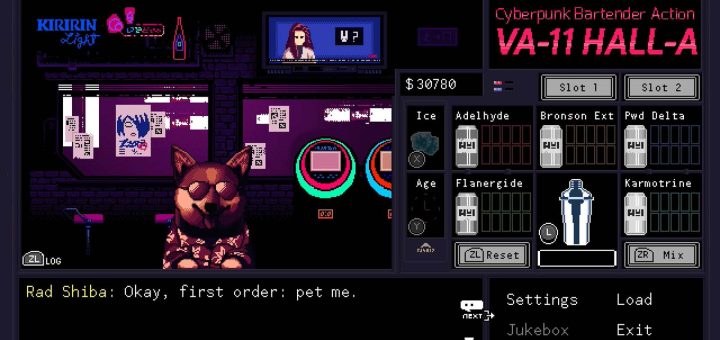 VA-11 Hall-A Cyberpunk Bartender Action