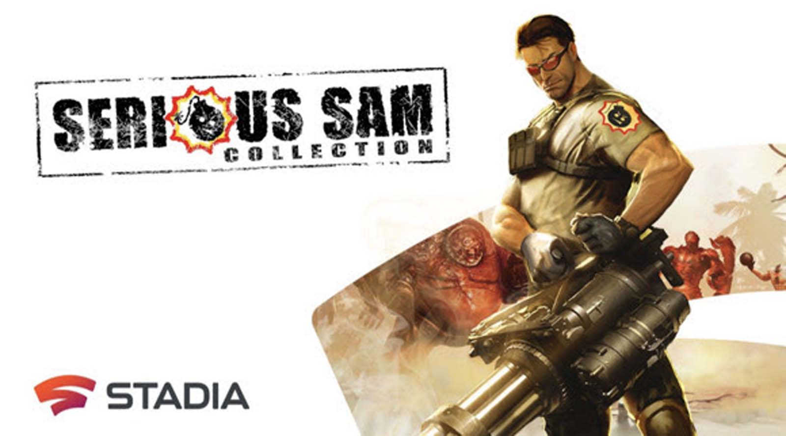 The Serious Sam Collection launches today on Stadia