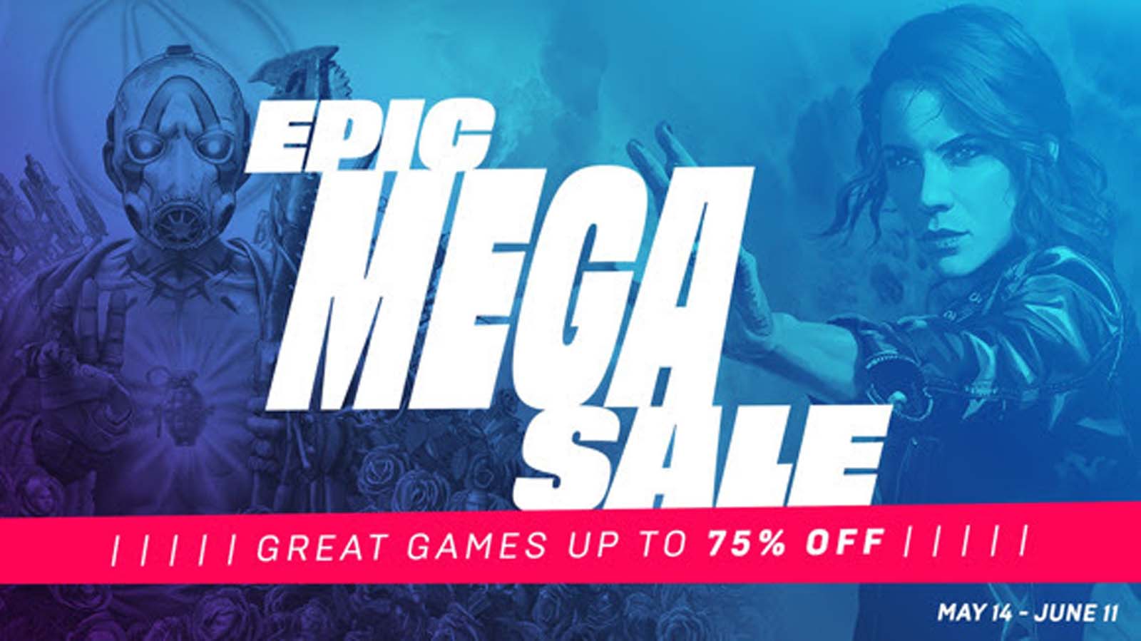 The Epic Games Mega Sale gives PC and Mac gamers huge discounts on
