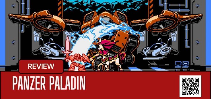 Panzer Paladin unleashes melee fury against a lightning-charged boss in a climactic in-game battle sequence.