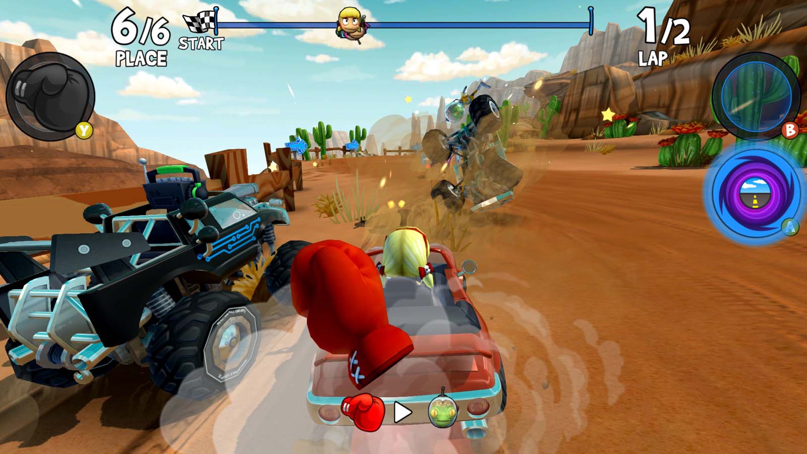 beach buggy racing ps4 local multiplayer