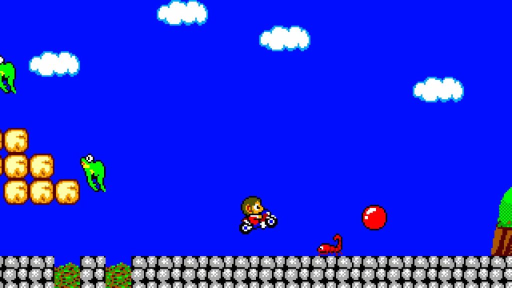 Alex Kidd In Miracle World DX Review bike action