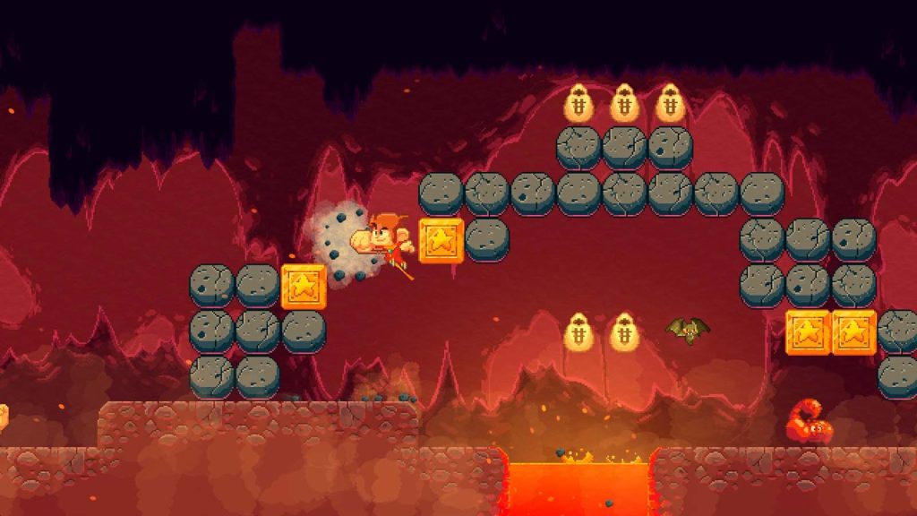 Alex Kidd In Miracle World DX Review volcanic world