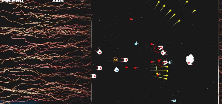 Arcade Space Shooter Review action shot