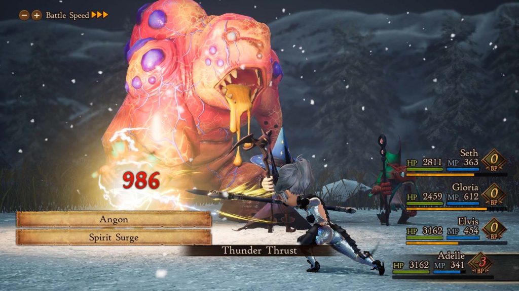 Bravely Default II Review monster fight