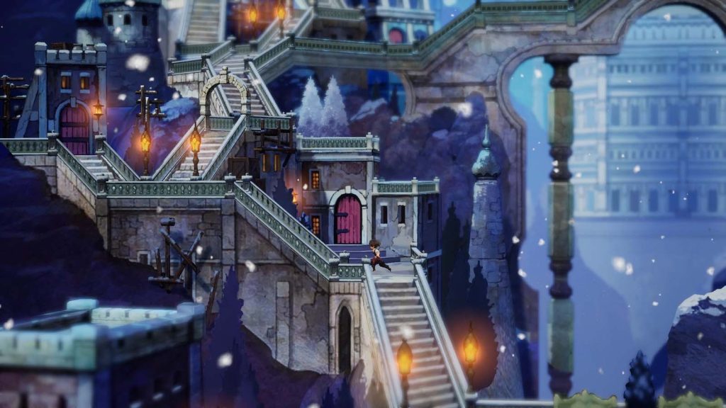 Bravely Default II Review town scene