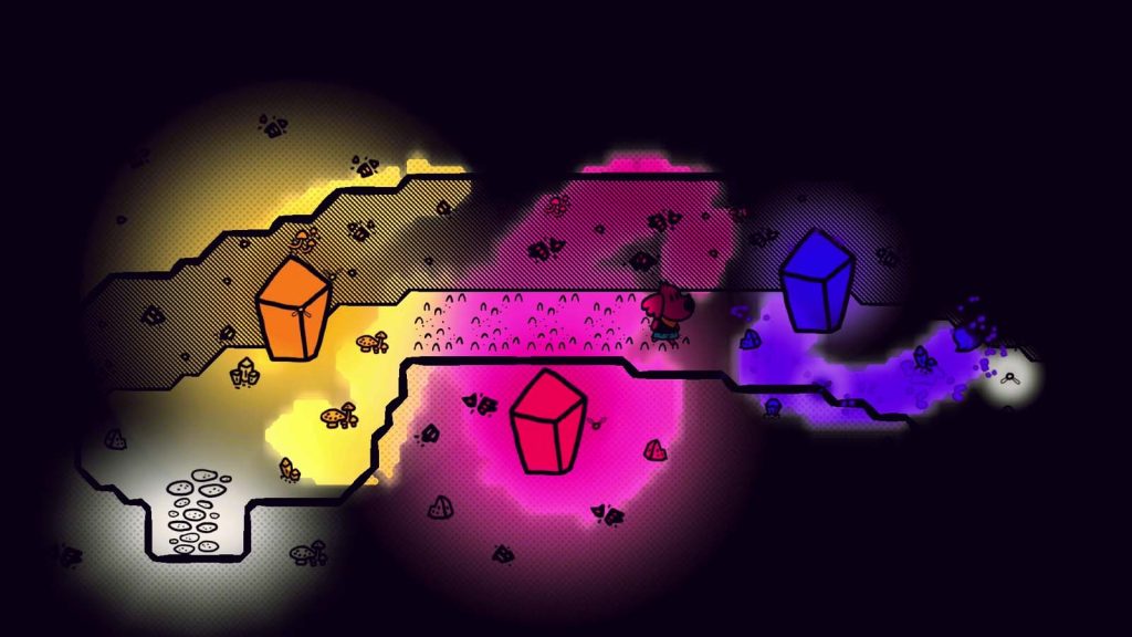 Chicory A Colourful Tale Review cave work