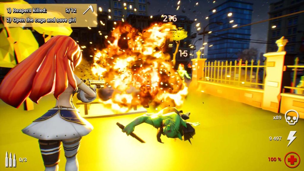 Hentai Vs Evil Review all the explosions