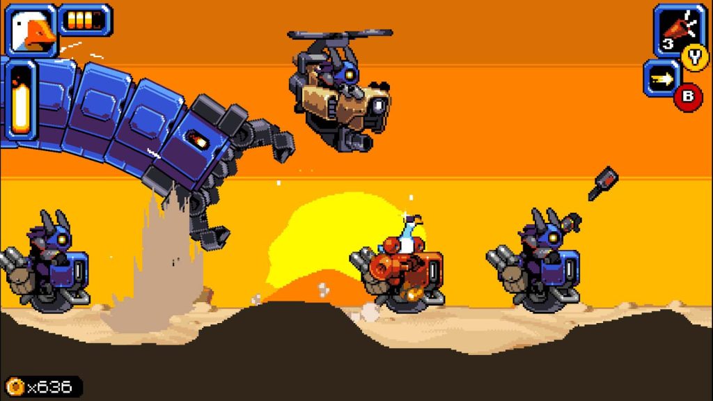 Mighty Goose Review boss time