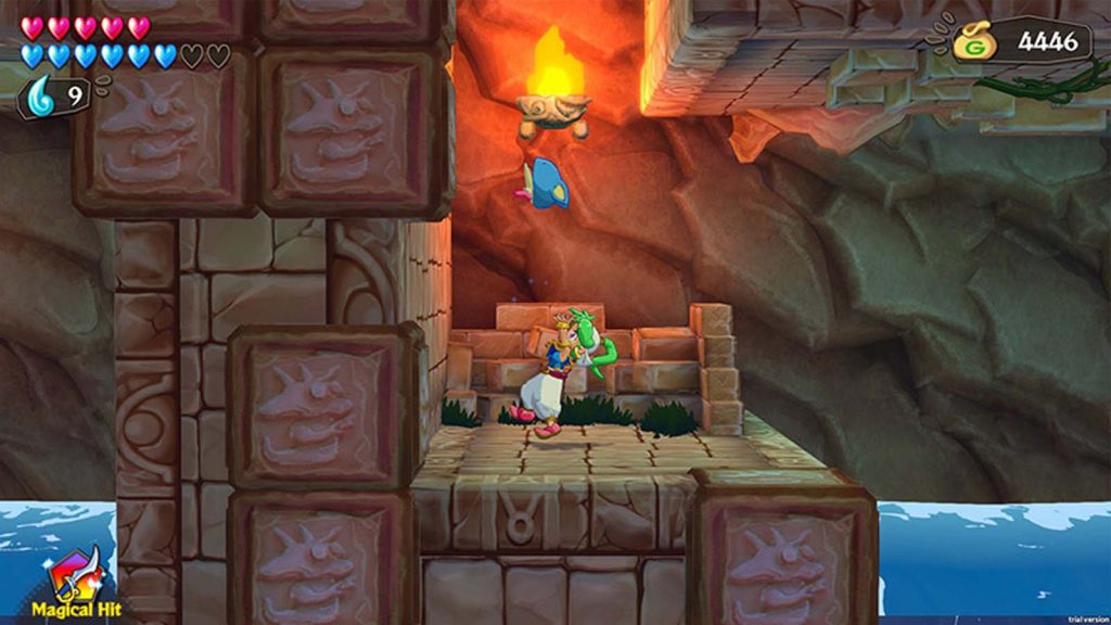 Wonder Boy Asha In Monster World Review tunnel