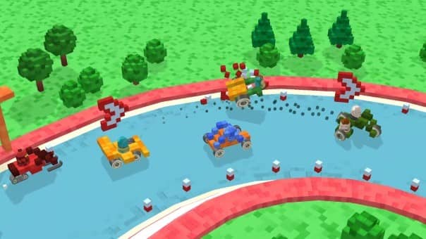 Pixel Car Racing Blocky Crash Review
