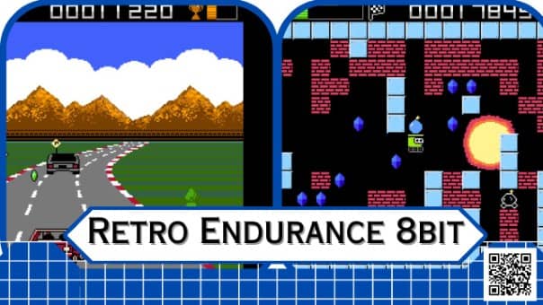 The Retro Endurance 8bit Preview main title image.