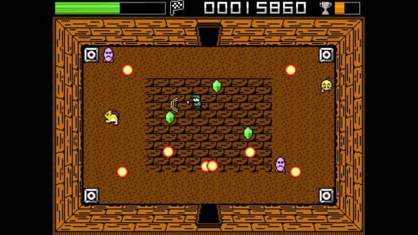 A Retro Endurance 8bit Preview shwoing off a Zelda like adventure shooting game.