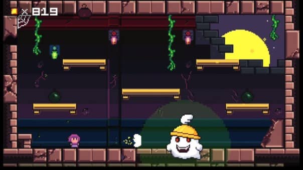 A fierce boss fight against a menacing creature in Tsetaeg's Adventure.