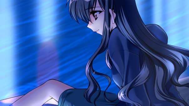 Morino Izumi profile shot from Never 7: The End of Infinity review.