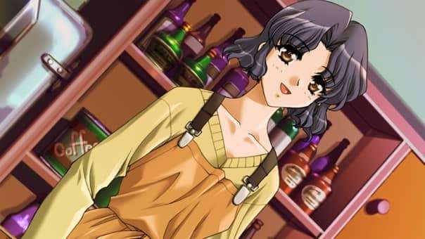 Kawashima Yuuka profile shot from Never 7: The End of Infinity review.