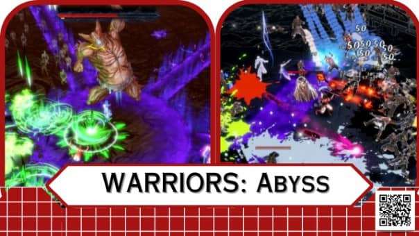 Main review image featuring a collage of two in-game action shots with the game title prominently displayed.