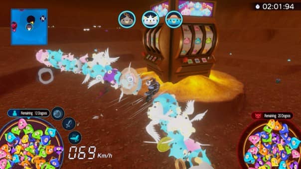 Diverse landscapes explored in Neptunia Riders vs Dogoos