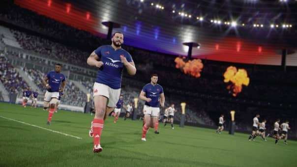 Rugby 25 review PlayStation 5 match celebration