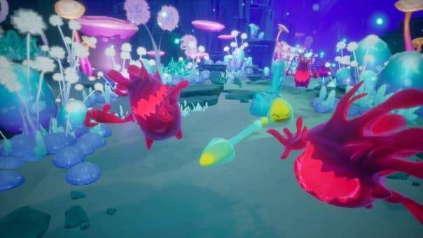 Intense battle scene in Slime Heroes game review