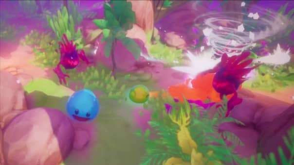 Special attack animation in Slime Heroes game review