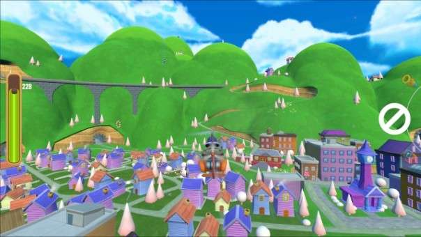 Stunt Flyer Review (Nintendo Switch OLED) - Vibrant in-game environment