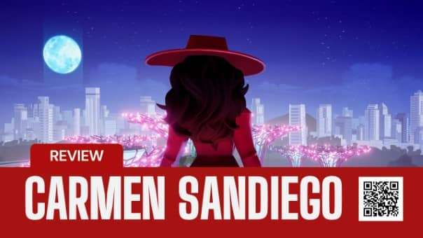 Profile shot of Carmen Sandiego from the PlayStation 5 review.