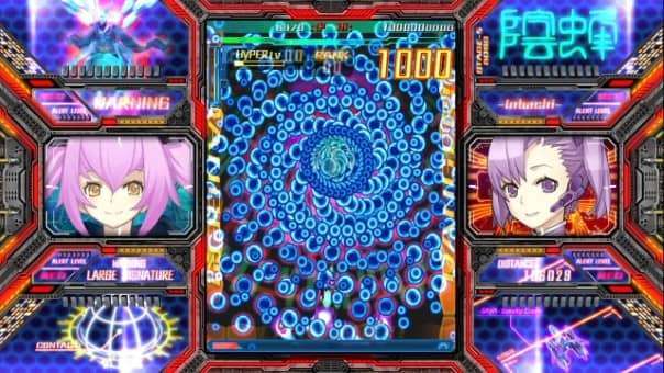 Massive bullet hell in DODONPACHI SAIDAIOUJOU review with countless projectiles creating a challenging pattern.