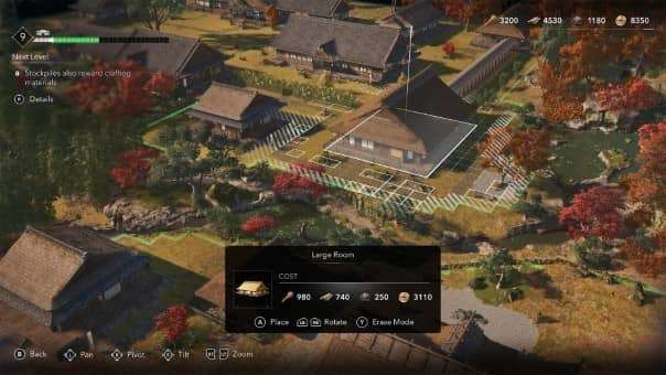 Assassin’s Creed: Shadows review – Build and customize your own samurai home, shaping the land to create a personal retreat.