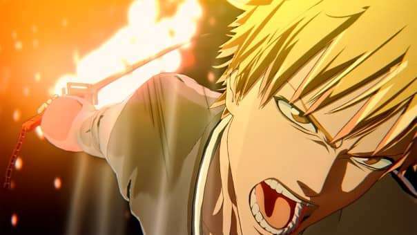 Bleach Rebirth of Souls Review captures Ichigo Kurosaki’s intense rage face moment, embodying raw emotion and fierce battle energy.
