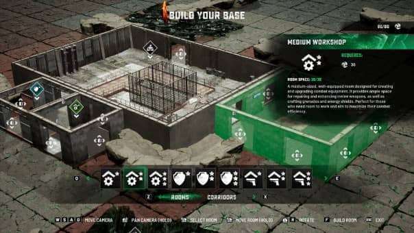 Chernobylite 2: Exclusion Zone Review – A detailed look at the base building menu, highlighting essential survival and customization mechanics.