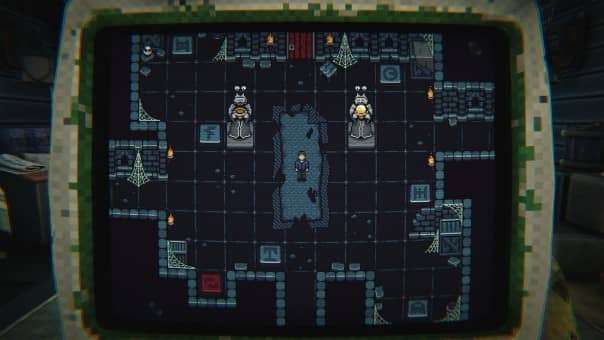 A complex puzzle in Is This Game Trying to Kill Me? Review, challenging players with intricate mechanics and clever problem-solving.