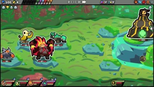 Kādomon: Hyper Auto Battlers review – A big boss fight encounter showcasing intense battles, strategic combat, and high-stakes gameplay.