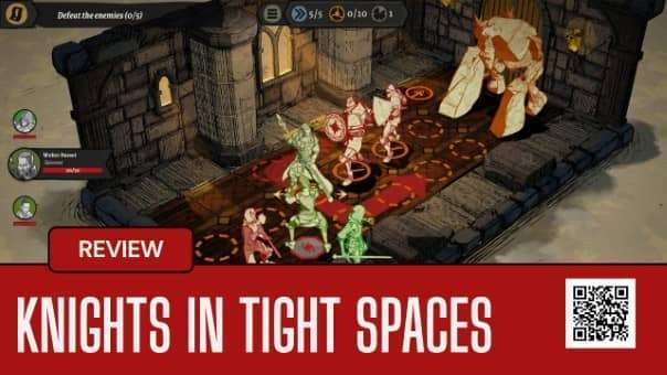 Knights in Tight Spaces Review - A tactical deck-building game blending strategic combat with stylish visuals.