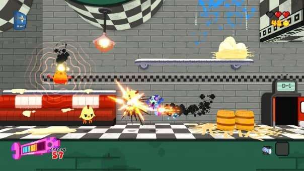 Seafrog Review – A high-intensity combat sequence showcasing fast-paced attacks, strategic movement, and thrilling platforming action.