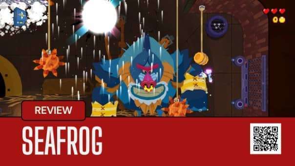 Seafrog Review – A skateboarding platformer blending fluid movement with dynamic exploration, set in a vibrant pixel-art world.