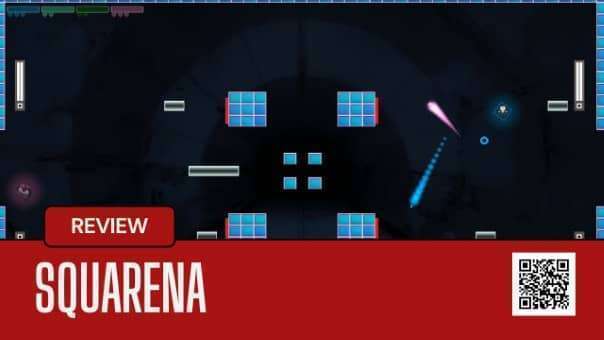 Main image showcasing Squarena Review, a fast-paced multiplayer arena shooter with vibrant graphics and engaging gameplay.