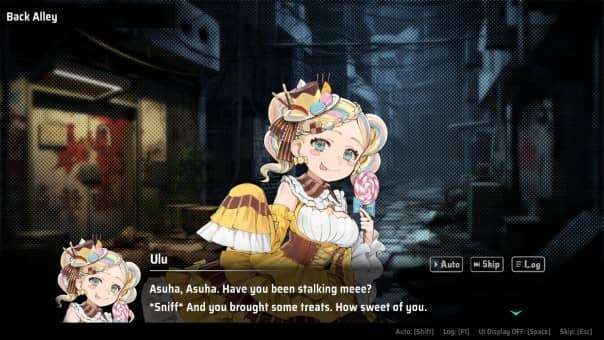 All in Abyss: Judge the Fake Review – A dramatic in-game cutscene showcasing intense character interactions in this high-stakes poker RPG.