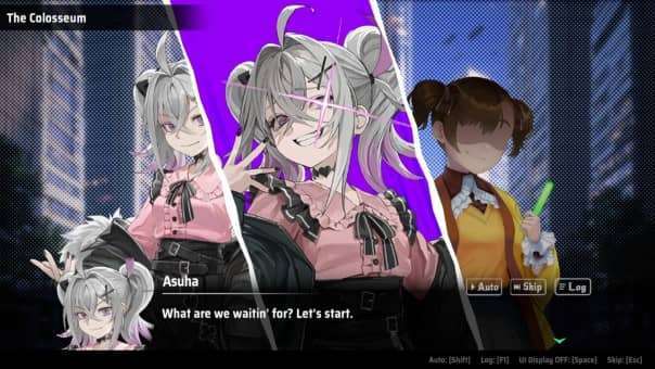 All in Abyss: Judge the Fake Review – A pivotal cutscene featuring three main characters in a tense, high-stakes poker confrontation.