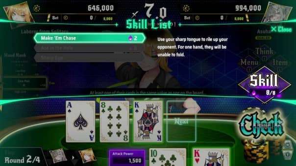 All in Abyss: Judge the Fake Review – An intense poker hand in play, where strategy, spells, and deception decide the showdown.