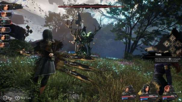 Clair Obscur: Expedition 33 review – A detailed look at the combat UI, highlighting strategic elements, dynamic controls, and immersive battle mechanics.