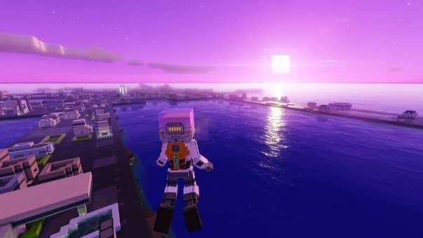 Soaring through the skies with a jetpack, discovering an alien world in the Cubic Odyssey review.