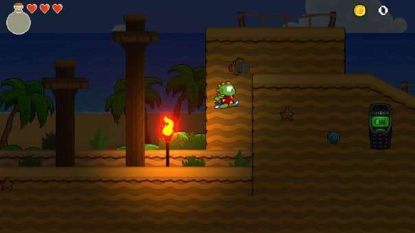 Atmospheric nighttime level in Dinopunk: the Cacops adventure review, featuring eerie landscapes, stealth-based mechanics, and dynamic lighting effects.