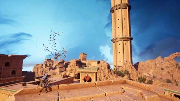 Empyreal Review – A breathtaking sci-fi world filled with vast landscapes, alien structures, and stunning atmospheric details.