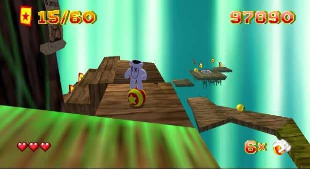 Glover (QUByte Classics) review – Traversing the waterfall level, mastering platforming challenges, and solving intricate puzzles in dynamic terrain.
