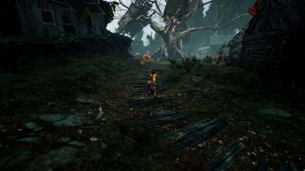 The protagonist explores the eerie sanctum in the Hordes of Hunger review, uncovering its hidden secrets.