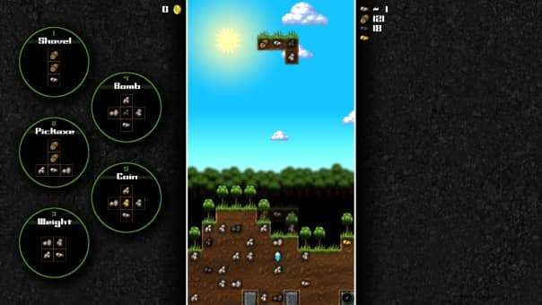 A serene look at the Mineshaft Preview, showcasing the vibrant blue skies of its early levels.