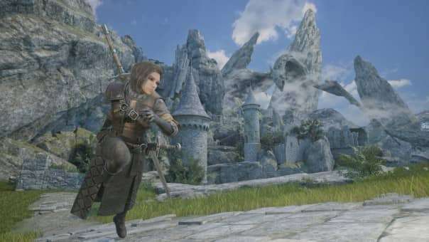 Rise of Rebellion Review – A lone warrior navigates the expansive, atmospheric world, showcasing exploration and environmental design.