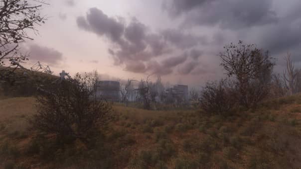 A bleak, radiation-soaked wasteland in the S.T.A.L.K.E.R.: Legends of the Zone Trilogy review, stripped of all color and life.